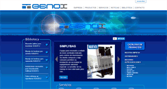 Desktop Screenshot of genox.com.ar
